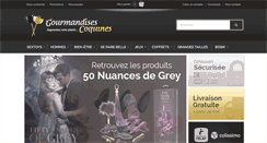 Desktop Screenshot of gourmandises-coquines.com